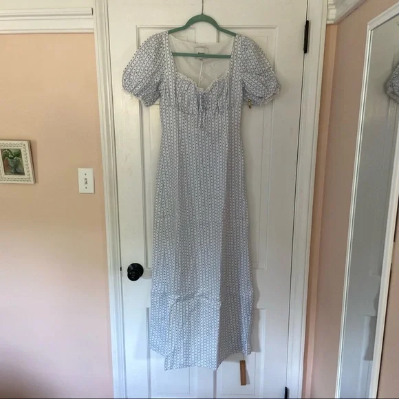 Reformation Cherise Linen Dress in Cindy Pattern: NWT! - threedaughtersproperties.com Reformation Cherise Linen Dress in Cindy Pattern: NWT! - threedaughtersproperties.com
